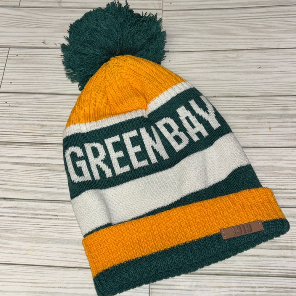 Green Bay Packers 100 years 1919 NFL Beanie Cap Hat 🏈